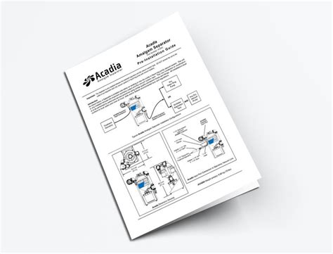 Acadia Amalgam Separator Pre-Installation Guide - Air Techniques