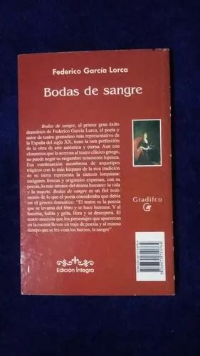 Bodas De Sangre Federico Garcia Lorca En Venta En Rosario Santa Fe