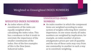 Index Number Composite Index Number PPT