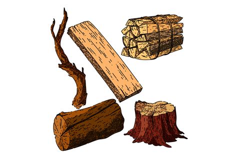 Fire Logs Clipart