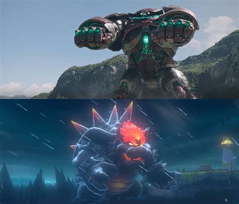 Death Egg Robot Vs Fury Bowser By Mnstrfrc On Deviantart