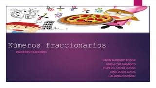 SECUENCIA DIDACTICA FRACCIONES EQUIVALENTES PPT