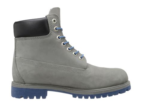 Timberland Classic 6 Premium Boot In Grey Nubuckblue Gray For Men Lyst