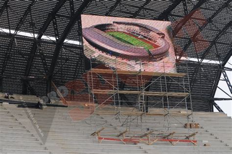 SUPER FOTO Prima tabelă de pe Cluj Arena a fost inaugurată Cum