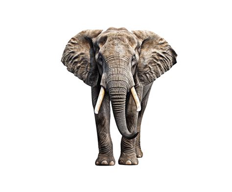 Elephant isolated on transparent background, created with generative AI ...