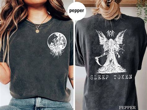 Sleep Masked Tokens Reaper Angel T Shirt Sleep Token Rock Etsy