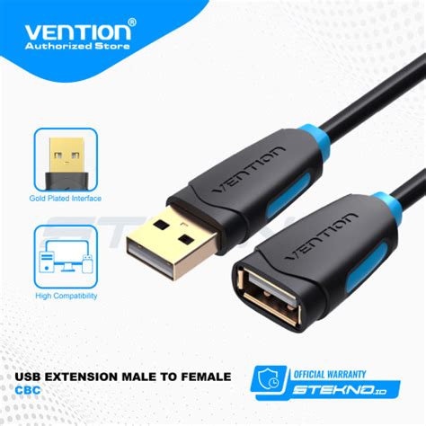 Jual DT Vention CBC Kabel Perpanjangan USB Extension Male To Female