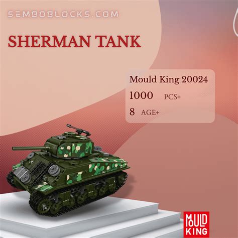 Mould King Military Sherman Tank