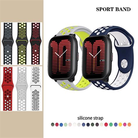 Dây Đeo Silicon Thay Thế Cho Đồng Hồ Thông Minh Huami Amazfit Active