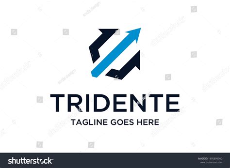 Symbol Trident Logo Vector Template Stock Vector (Royalty Free) 1895899900 | Shutterstock