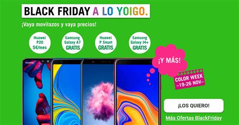 Black Friday En Yoigo Y M Sm Vil Descuentos En M Viles Y Tarifas