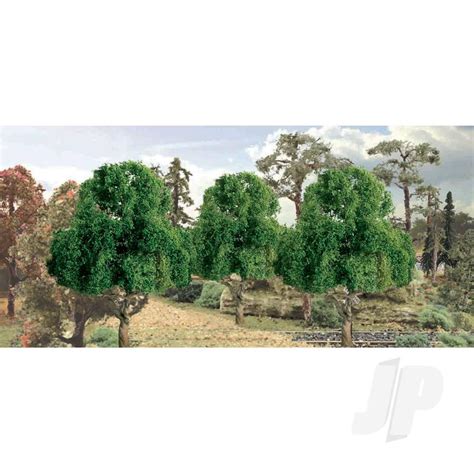 JTT 94300 Deciduous 3 2 Pack Trees For Scenic Diorama Model Trains