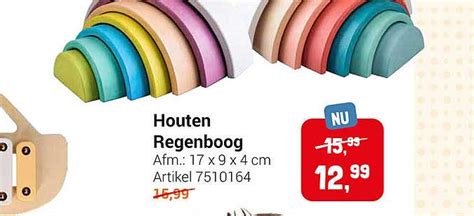 Houten Regenboog Aanbieding Bij Lobbes 1Folders Nl