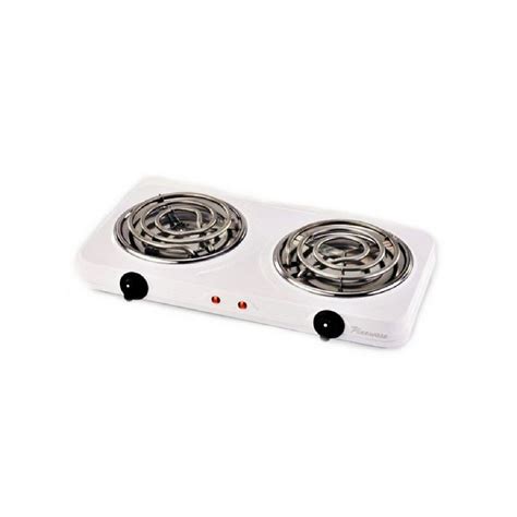 Pineware 2 Plate Spiral Compact Hot Plate