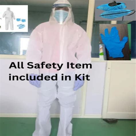 Disposable Laminated PPE Kit For Hospital White Colour At Rs 250 Ppe