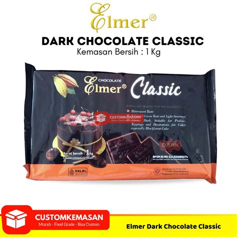 Jual Elmer Compound Dark Chocolate 1Kg Elmer Compound Classic Dark