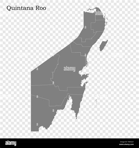 Mapa De Quintana Roo Vector Im Genes Vectoriales De Stock Alamy