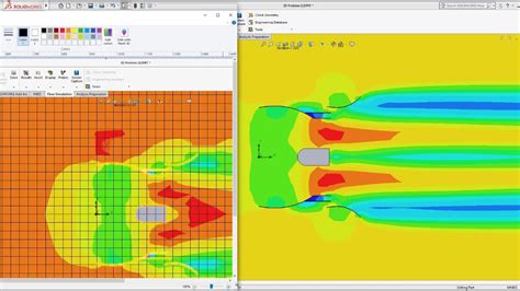 External Flow Simulation Part Solidworks Flow Simulation Youtube