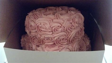 Decadent Neapolitan Rose Cake