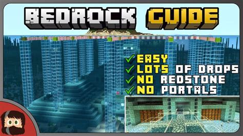 EASY Guardian Farm | Minecraft Bedrock Guide