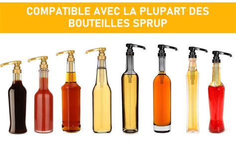 Mumisuto Lot De Pompe Sirop Caf Distributeur Coffee Syrup Pump