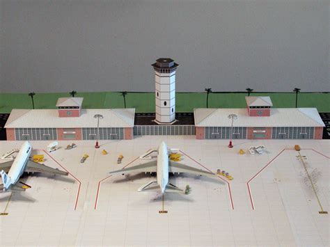 Model Airport Terminal Building #4