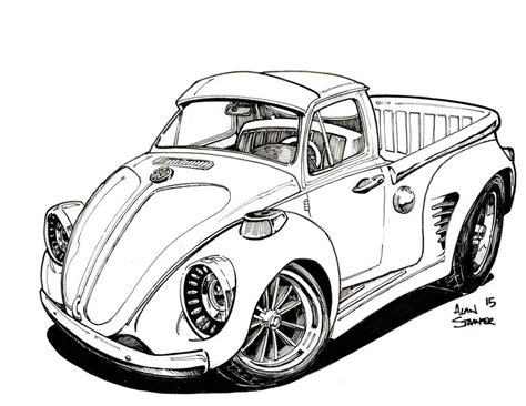 Pin By Warren Barrell On To Colour Cars Coloring Pages Cartoon Car