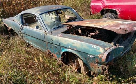 Fallen Fastback 1965 Ford Mustang Barn Finds