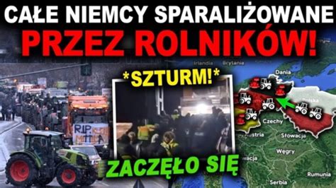 Ogromna Rewolucja W Niemczech Polscy Rolnicy Jad Z Pomoc Balti