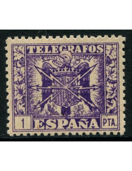 España Clasico 1850 1900 1949 Telégrafos Nº 00090 MNH 1