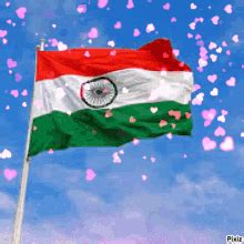 Indian Flag Flying GIF