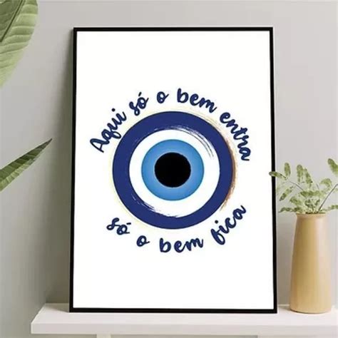 Cuadro Greek Eye Only Good Enters De X Cm Mercadolibre