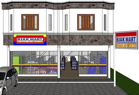 Desain Bangunan Minimarket 51 Koleksi Gambar