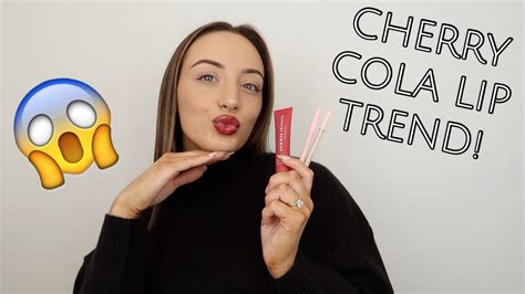 Trying The Cherry Cola Lip Trend YouTube