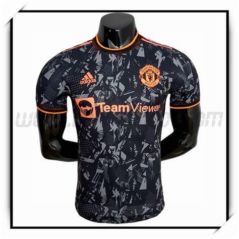 Boutique Vente Maillot de Manchester United 22 23 Noir personnalisés