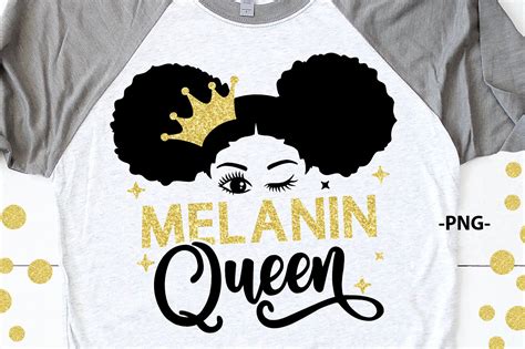 Melanin Queen Svg Black Princess Girl Black Queen Svg Afro Etsy