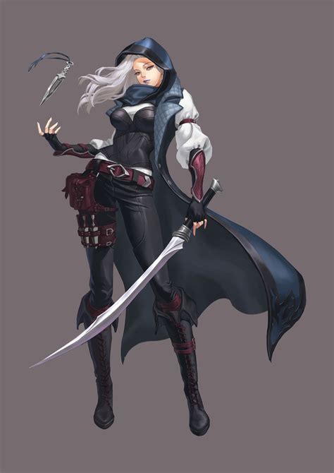 Artstation Assassin Sul Cata Warrior Woman Fantasy Female Warrior Female Assassin