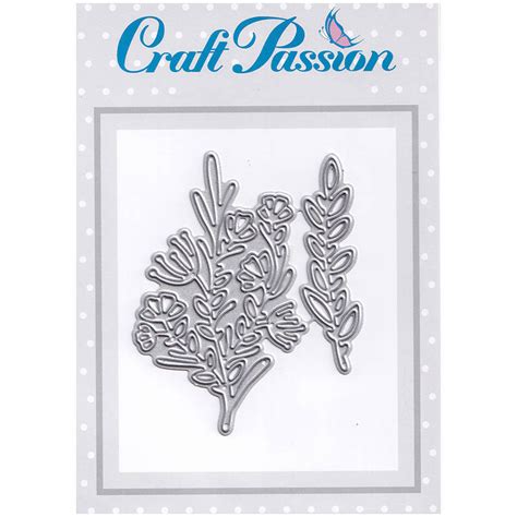 Wykrojnik Do Papieru Craft Passion Ga Zka Z Kwiatami Craft