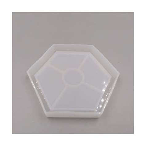 SILICONE MOLD Hexagonal TRAY 10 Cm