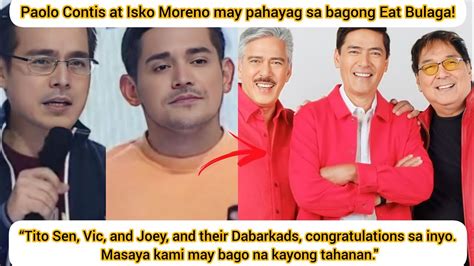 Paolo Contis At Isko Moreno May Pahayag Sa Bagong Show Ng Tvj Sa Tv