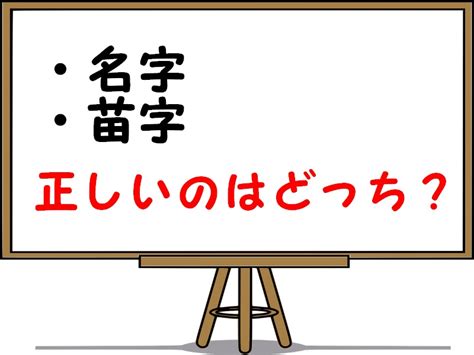 名字と苗字の意味の違いや由来を解説！正しいのはどちら？ ｜ コトバの意味紹介サイト