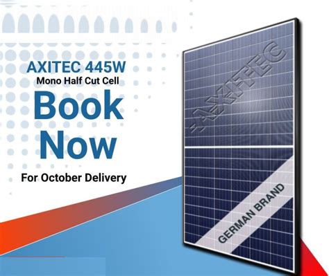 Axitec Mono Half Cut Solar Panel Manufacturer Supplier From Surat