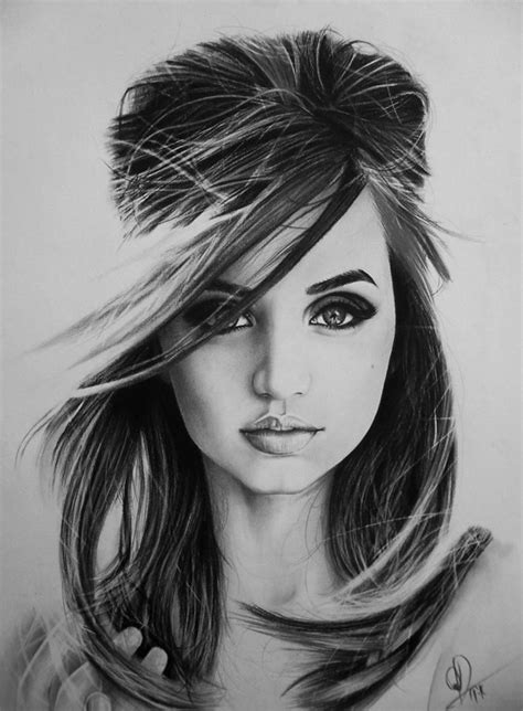 Pin By Giselle Gonzalez On Ilustración Autoretratos Pencil Portrait