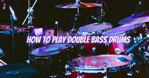 How To Play Double Bass Drums All For Turntables