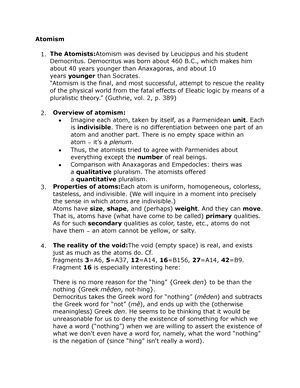 Phil 31 - The four causes philosophy class notes - The Four Causes What ...