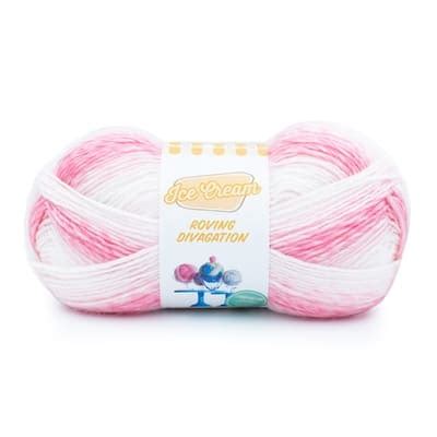 Lion Brand Ice Cream Stripes Roving Yarn Michaels