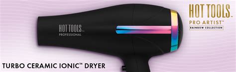 Hot Tools Rainbow Turbo Ceramic Hair Dryer 1875W Powerful Quiet Blowouts Buy Now With