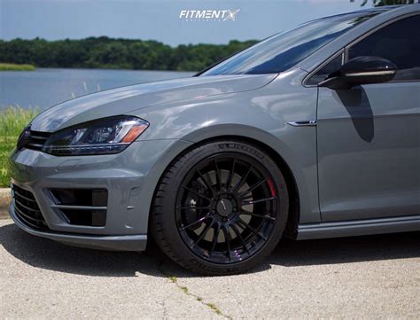 2017 Volkswagen Golf R Base With 18x8 5 Enkei Rs05 Rr And Michelin