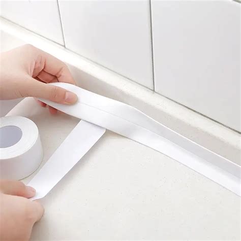 Waterproof Bath Wall Sealing Strip Self Adhesive Caulk Tape For Toilet