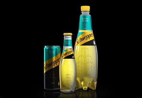 Schweppes flavours packaging upgrade on Behance